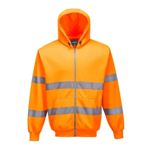 Portwest B305 - Hi-Vis Zipped Hoodie Orange