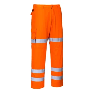 Portwest RT49 - Hi-Vis Three Band Work Trousers Orange