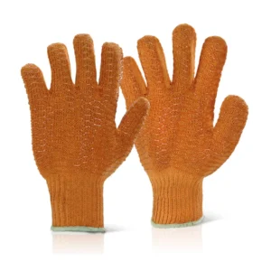 Click 2000 Criss‑Cross / Multi‑Purpose Work Gloves – PVC‑Coated Grip Gloves