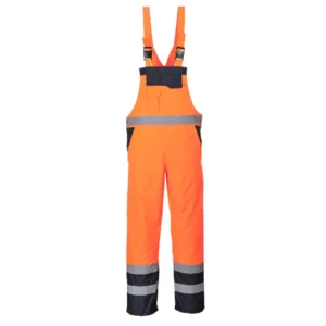 Portwest S489 – Hi-Vis Contrast Waterproof Lined Winter Bib & Brace
