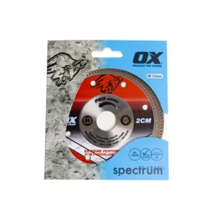 OX Pro 2 cm Porcelain Cutting Blade – 125 mm / 5 in, 22.23 mm Bore