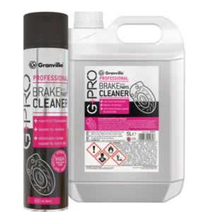 Granville G+Pro Brake & Parts Cleaner – 500ml Aerosol or 5 Litre
