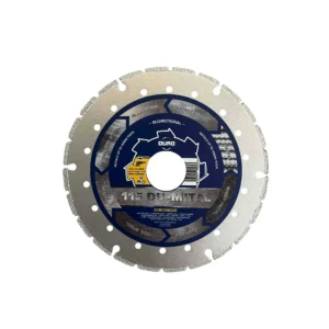 Duro 115DU-MITAL Diamond Blade 115mm – Vacuum Brazed Metal Cutting Disc (Steel & Stainless Steel)