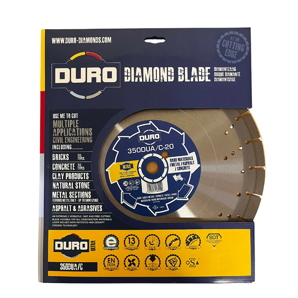 Duro 350DUA/C-20 Diamond Blade 350mm x 20mm Bore – Asphalt, Concrete & Multi-Material Cutting Disc - Image 2