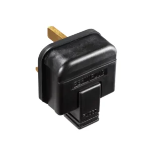 Masterplug HDPT13B Heavy Duty Rewireable 13A Plug Black 220-240V