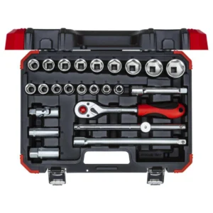 GEDORE RED R69003024 1/2” Drive Socket Set 24 Piece Metric